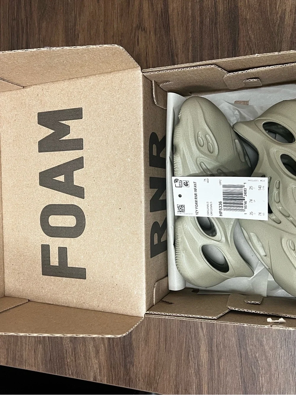 Yeezy Foam Runners - Toddler size 7